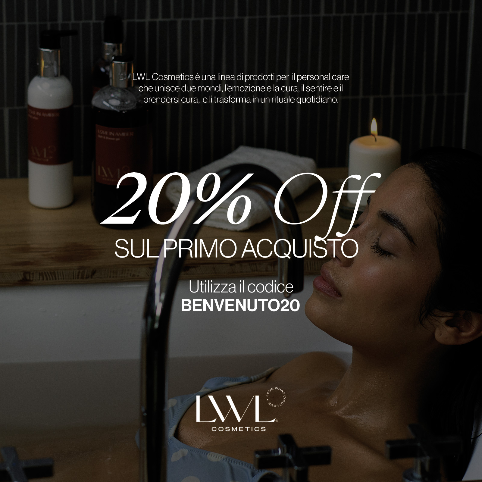 Utilizza il codice sconto BENVENUTO20 per ottenere uno sconto del 20% su tutti i prodotti al momento del check-out